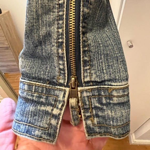 Vintage Foxy Jeans cropped jean jacket - Picture 4 of 9